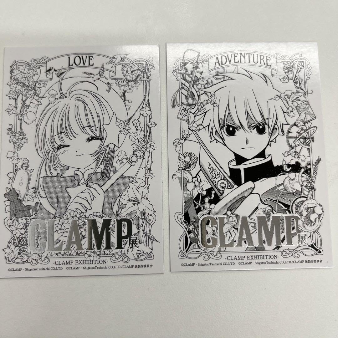 CLAMP展　カードキャプターさくら　木之本桜　李小狼 さくら　5点セット Amazon.co.jp: CLAMP展 レプリカチケット 木之本桜 李小狼カード